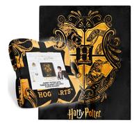 Harry Potter Gifts Fleece Bed Blanket Super Soft Cosy Bed Throw Hogwarts Bedroom Decor Plush Comforter 150 x 130cm for Bedroom Tra
