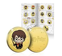 Harry Potter Gifts Limited Edition 14 Chibi Collectable Gold Coins Complete Set