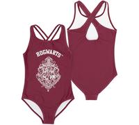 Harry Potter Girl's 1 Piece Swimming Costume (Kids Burgundy) in Purple | Size: 7-8 Years Harry Potter Purple 7-8 Years