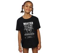Harry Potter Girls Bellatrix Lestrange Wanted T-Shirt 12-13 Years Black