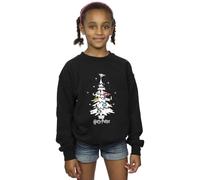 Harry Potter Girls Christmas Tree Sweatshirt Black 5-6 Years