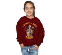 Harry Potter Girls Gryffindor Crest Sweatshirt Burgundy 9-11 Years