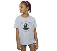 Harry Potter Girl's Hermione Breaking The Rules Cotton T-Shirt in Grey | Size: 5-6 Years Harry Potter Grey 5-6 Years