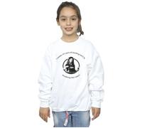 Harry Potter Girl's Hermione Breaking The Rules Sweatshirt in White | Size: 3-4 Years Harry Potter White 3-4 Years