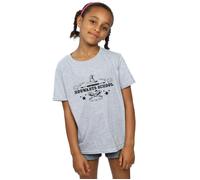 Harry Potter Girl's Hogwarts First Year Cotton T-Shirt in Grey | Size: 7-8 Years Harry Potter Grey 7-8 Years
