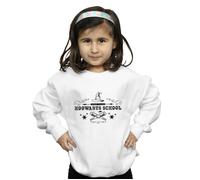 Harry Potter Girl's Hogwarts First Year Sweatshirt in White | Size: 9 Years Harry Potter White 9 Years