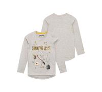Harry Potter Girls Hogwarts Long Sleeve Top Grey Age 9 to 10 Years