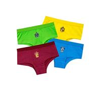 Harry Potter Girls Hogwarts Underwear Pack of 4 Multicoloured Age 11 to 12 Years