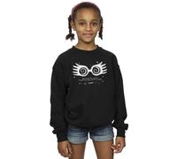 Harry Potter Girl's Luna Being Different Sweatshirt in Black | Size: 3-4 Years Harry Potter Black 3-4 Years