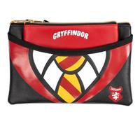 Harry Potter Girls Make up Bag Gryffindor Hogwarts Cosmetic Bag | 2 in 1, Travel Toiletry Bag, Harry Potter Gift