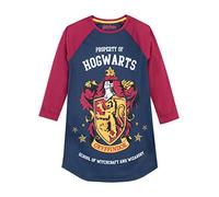 Harry Potter Girls Nightdress | Gryffindor Girls' Nighties | Long Sleeve Hogwarts Nightie for Kids Multicoloured Multicoloured Age 9 to 10 Years