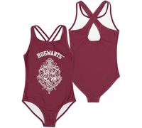Harry Potter Girls Purple Hogwarts Crest 1 Piece Swimming Costume - 5-6 Years