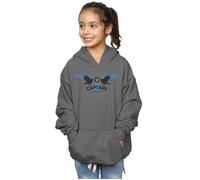 Harry Potter Girl's Ravenclaw Captain Hoodie in Charcoal | Size: 3-4 Years Harry Potter Charcoal 3-4 Years