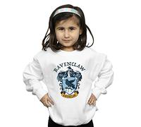 Harry Potter Girls Ravenclaw Crest Sweatshirt White 9-11 Years
