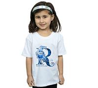 Harry Potter Girls Ravenclaw Raven T-Shirt White 9-11 Years