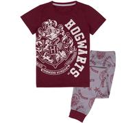 Harry Potter Girls Red Short Sleeve Long Leg Pyjama Set - 13-14 Years