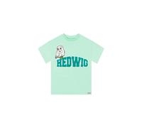 Harry Potter Girl's Short Sleeve Hedwig T-shirt in Green | Size: 12-13 Years Harry Potter Green 12-13 Years