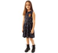 Harry Potter Girl's Sleeveless Skater Dress (Kids Black) in Black | Size: 13-14 Years Harry Potter Black 13-14 Years