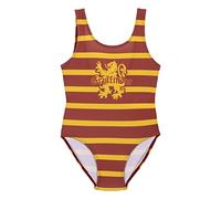 Harry Potter Girl's Swimsuit, One Piece Swimsuit, Gryffindor Design, Infant Swimming Costume, Gift for Girls, Sizes 6-12 Years, multicoloured, 8 Years