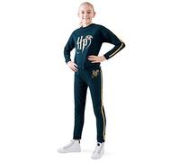 Harry Potter Girls Tracksuit, Sweatshirt and Joggers Set for Kids and Teens (Black, 13-14 Years)