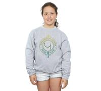 Harry Potter Girl's Wingardium Leviosa Spells Charms Sweatshirt in Grey | Size: 5-6 Years Harry Potter Grey 5-6 Years