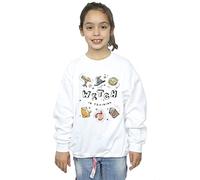 Harry Potter Girls Witch in Training Sweatshirt White 12-13 Years