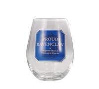 Harry Potter Glass Tumbler - 325ml - Proud Ravenclaw - Drinking Glass - Ravenclaw Gifts Merch