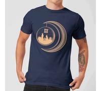 Harry Potter Globe Moon Men's T-Shirt - Navy Navy XL