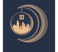 Harry Potter Globe Moon Men's T-Shirt - Navy - S