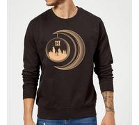 Harry Potter Globe Moon Sweatshirt - Black - XL