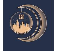 Harry Potter Globe Moon Women's T-Shirt - Navy - S
