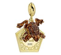 Harry Potter Gold Plated Sterling Silver Crystal Chocolate Frog Slider Charm