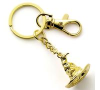 Harry Potter Keyring Sorting Hat – Official Gold Tone Alloy (Zinc/Copper/Aluminium) KH3DG006