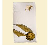 Groovy UK Beach Towel Harry Potter Golden Snitch 75x150 cm Cotton White Official Licensed
