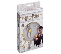Harry Potter Golden Snitch Keyring and Pin Badge Set