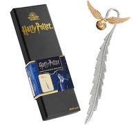Harry Potter Golden Snitch Metal Bookmark with Hanging Charm, Reading Gifts | Golden Snitch Book Marker in Gift Box for Books and Journals, Gifts for Women, Kids, Students, Teachers and Readers