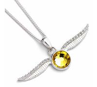 Harry Potter Golden Snitch Necklace Embellished with Crystals Elements by The Carat Shop