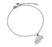 Harry Potter Golden Snitch Stainless Steel Silver Chain Bracelet