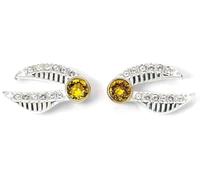 Harry Potter Golden Snitch Stud Earrings with Crystal Elements