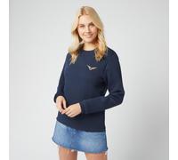 Harry Potter Golden Snitch Unisex Embroidered Sweatshirt - Navy - M