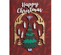 Harry Potter: Great Hall Christmas Ornament Embellished Card (Holiday Card)