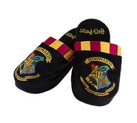 Harry Potter Groovy Uk Hogwarts Women's Mule Slippers, 2/4 UK, Black/Burgundy/Yellow