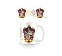 Pyramid International Harry Potter Gryffindor and Hogwarts Crests Ceramic Mug in Presentation Box - Official Merchandise