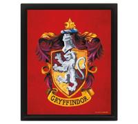 Harry Potter (colourful Crest Gryffindor) 3D Lenticular Poster (framed)