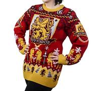 Harry Potter Gryffindor Christmas Jumper for Women and Men Gift (Size: S)