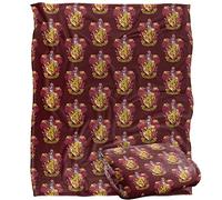 Harry Potter Gryffindor Crest 2 Officially Licensed Silky Touch Super Soft Throw Blanket 152x127 cm Harry Potter White One Size