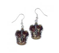 Harry Potter Gryffindor Crest Drop Earrings - Signature Edition | Acotis - Zinc / Copper / Aluminium