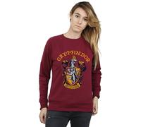 (M, Burgundy) Harry Potter Womens/Ladies Gryffindor Crest Sweatshirt