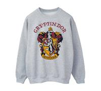 Harry Potter Women's Gryffindor Crest Sweatshirt Sport Grey Medium