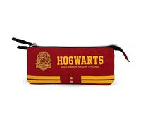 Harry Potter Gryffindor-FAN Triple Pencil Case, Red, 23 x 11 cm